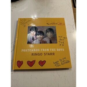Ringo Starr Postcards From The Boys 2004 Hardcover HC Book Chronicle Beatles